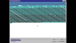Defragmenting a Pathologically Fragmented 3½' Floppy Image in Windows 98 Defragmenting a Pathologically Fragmented 3½' Floppy Image in Windows 98