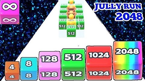 JELLY RUN 2048 - Gameplay Walkthrough Android { Max Update Mobile Game } Part 22