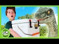 Park Rangers set up a Dinosaur Raptor Cam! | Dinosaur Videos For Kids | T-Rex Ranch