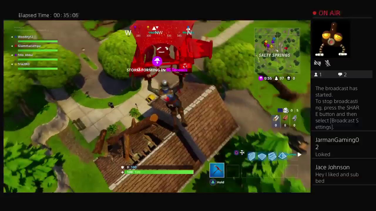Fortnite squad with randoms - YouTube