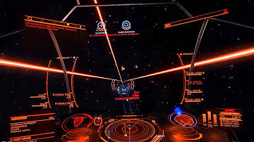 Elite Dangerous - Anaconda (NPC) vs 3 players (ASP,ASP, Cobra Mk III)