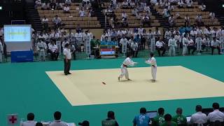 2018IH 柔道女子個人2回戦 48kg級 猿舘 盛岡南（岩手県）対 渋谷 （静岡県）