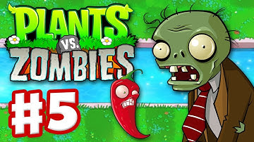 Plants vs. Zombies - Gameplay Walkthrough Part 5 - World 3 (HD)