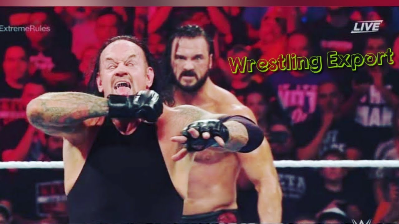 Roman Reigns & Undertaker vs Drew McIntyre & Shane McMahon Full Match - Extreme Rules 2019