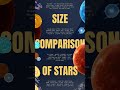 size comparison of star types