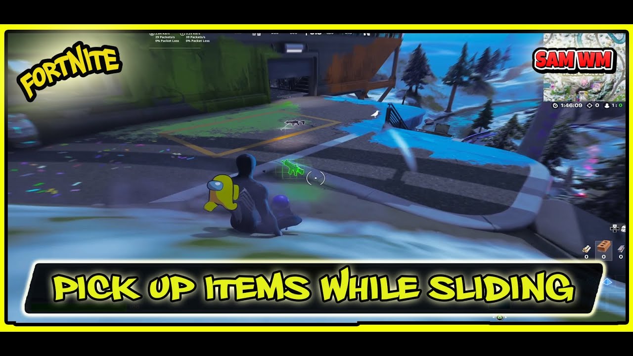 Pick up items while sliding fortnite week 14 quests