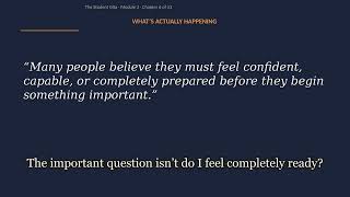 Why Do I Never Feel Ready to Start | Student Gita Ch 6 | Bhagavad Gita for Students