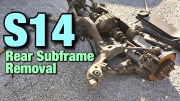 S14 240SX: Rear Subframe Removal