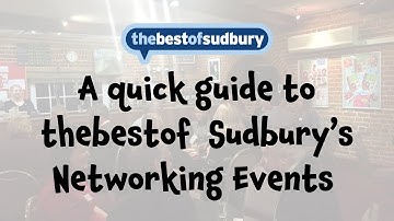 Thebestof Sudbury’s guide to networking