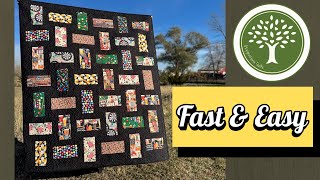 Super Simple Sewing, Big Print Buster, Great Guy Quilt Pattern, FREE Basket Weave Tutorial 