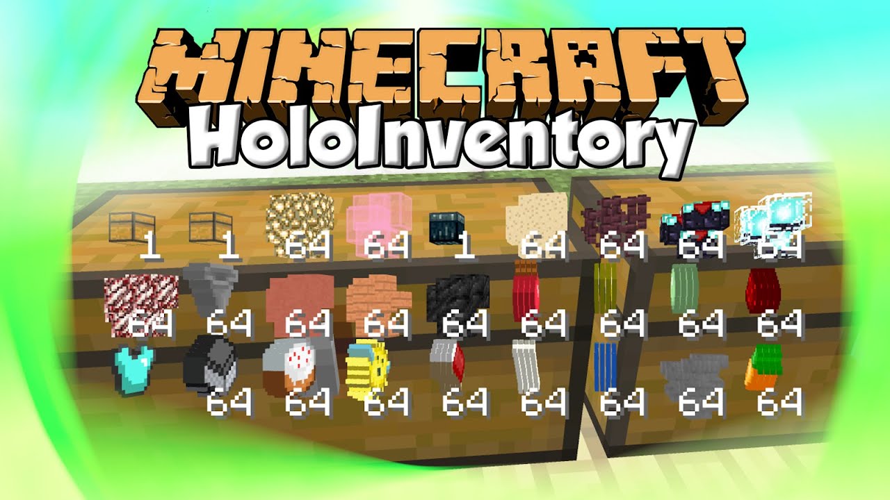 HOLOINVENTORY MOD - ¡X-Ray de los cofres! [Forge][1.7.10][Español]