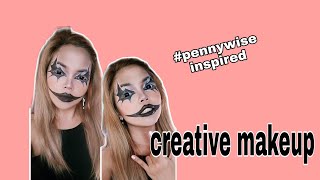I tried Creative Makeup | Clown makeup |Lea Saenz