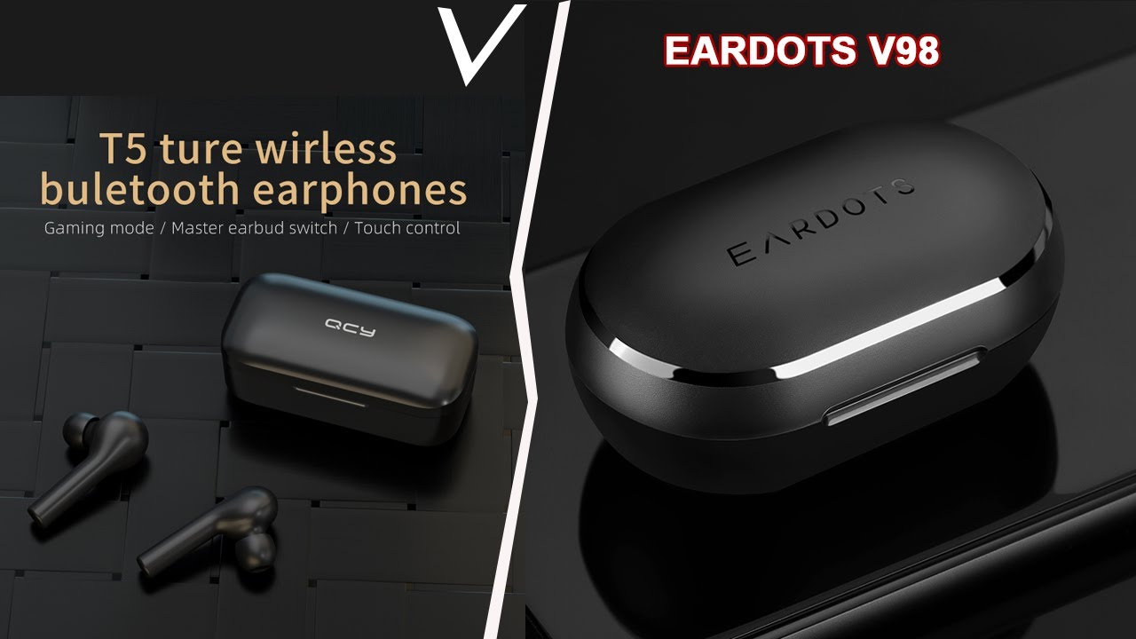 Eardots V98 TWS Earbuds V5.0 Touch Control Wireless Earphone PK QCY T5