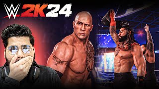 Roman Reigns vs The Rock - WWE 2K24 Early Access First-Ever Gameplay