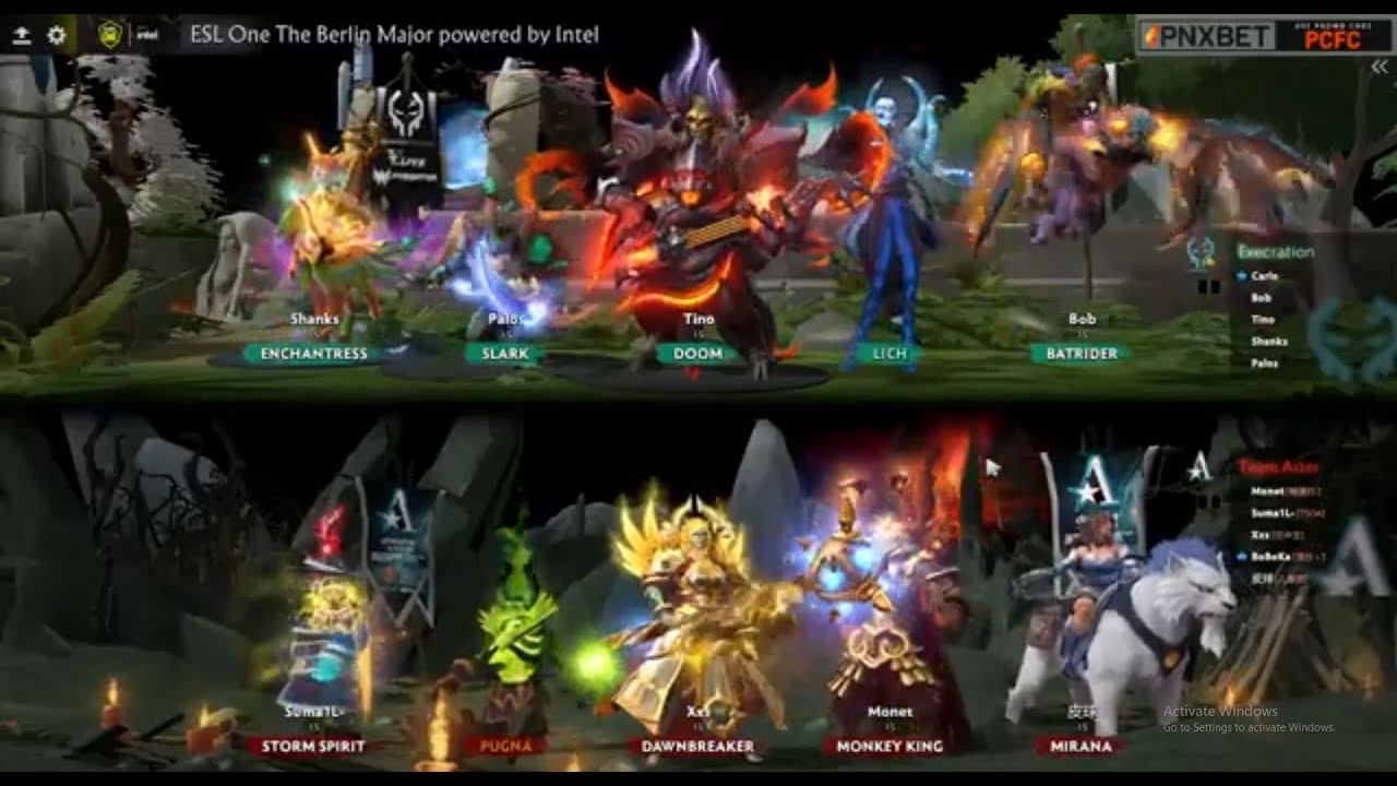 ESL One Berlin Major 2023 | Group Stage | Execration vs Team Aster - Game 1