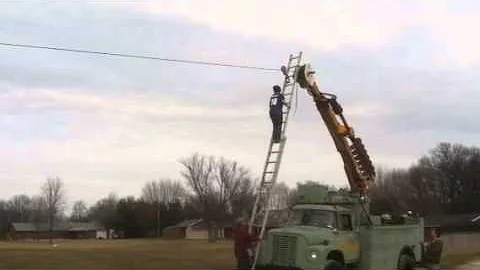 Bicknell redneck zipline in honor of Indy superbow...