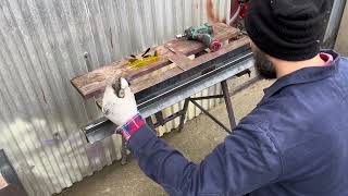 I Built My Own Sheet Metal Bender | Budget Garage Tool