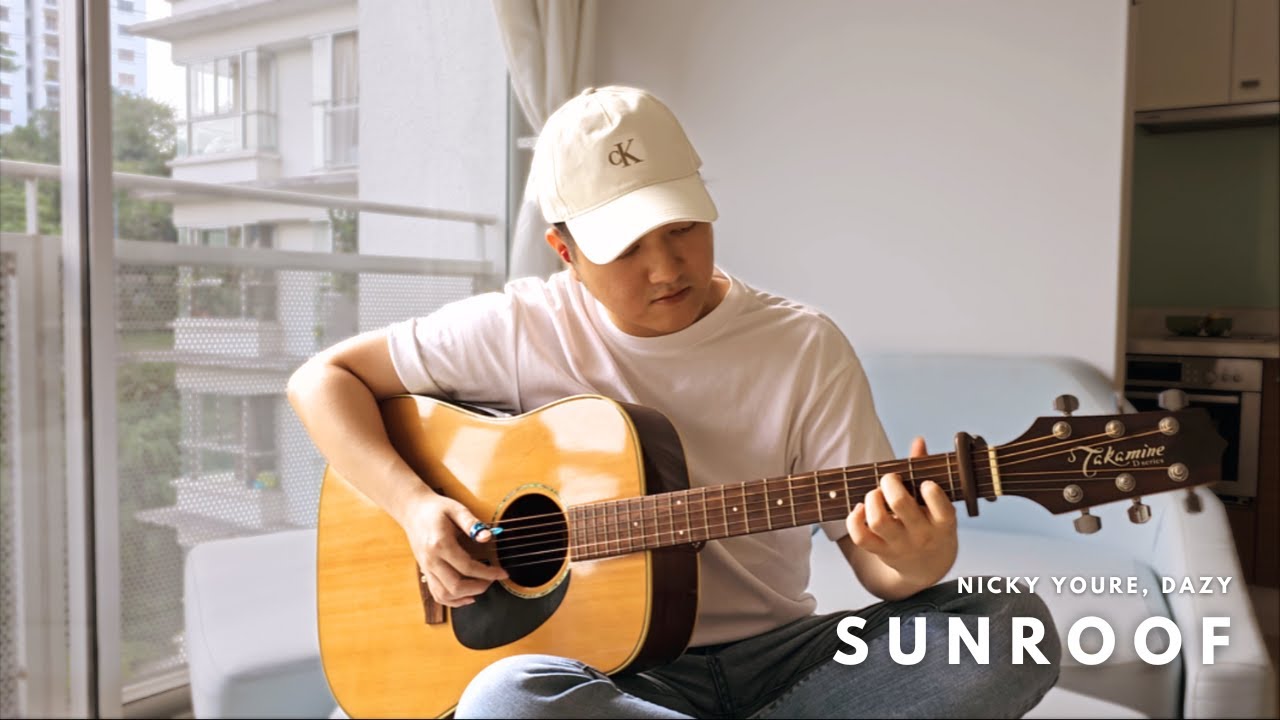 Sunroof Nicky Youre, dazy Guitar Fingerstyle Cover YouTube