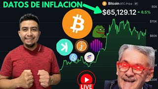 Bitcoin explota Datos de inflacîon