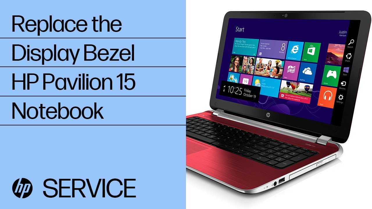 support groups near me How to Replace the Display Bezel | HP Pavilion 15 Notebook