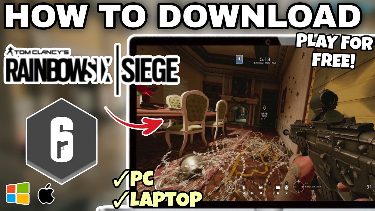 How to Download and Play RAINBOW SIX SIEGE on PC or Laptop - Easy