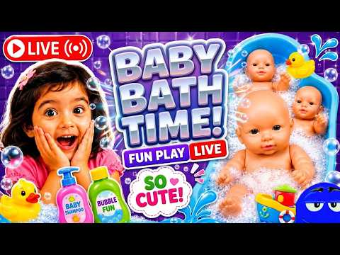 🍎🍉🍔 LIVE ASMR Toy Fruits & Food Cutting 🛁🍭ASMR & Satisfying Sounds #asmr #live #satisfying #rainbow