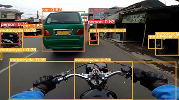 OpenCV YOLO V5 Object Detection Computer Vision AI on MotoVlog Video @AHNIPROJECT