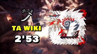 MHWI | Xbox Stygian Zinogre 2'53 Solo Longsword [TA Wiki Rules]