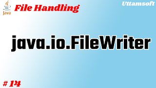 Introduction of filewriter class in java | kya hai | what is | hindi | tutorial