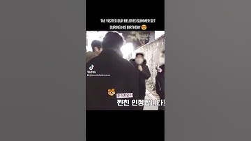 Taehyungie visit the set of Our Beloved Summer 😍 #kimtaehyung #taehyung #ourbelovedsummer #bts #fyp