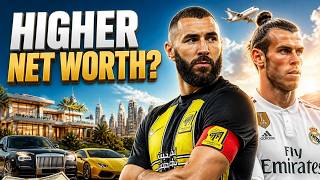 Who has the higher net worth Karim Benzema vs Gareth Bale