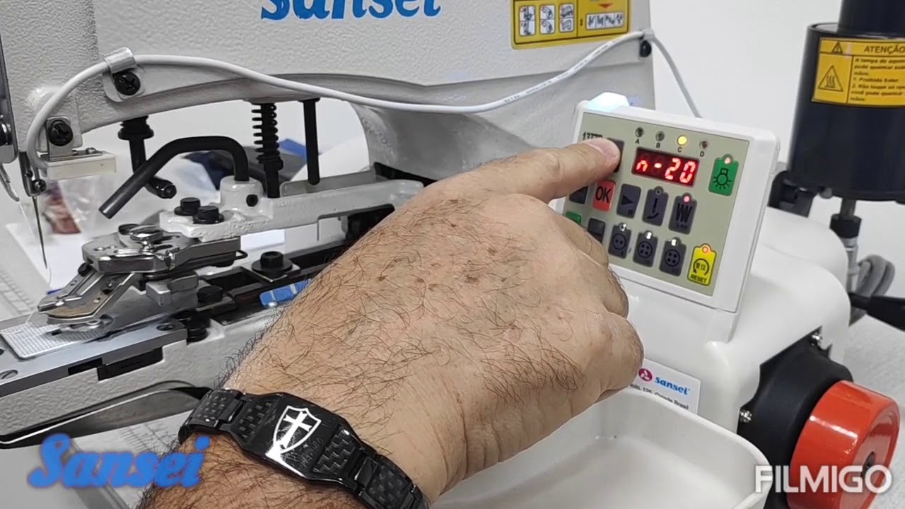 Botoneira Direct drive SA-G1377D manuseio