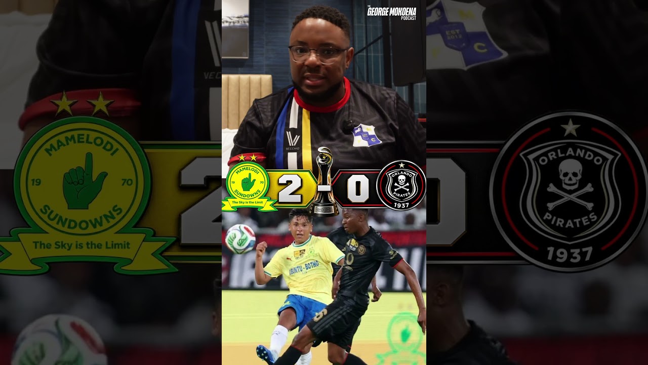 #mamelodisundowns  beats #orlandopirates 0-2 in the #mtn8