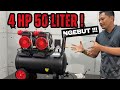 Kompresor Oilless Kok Bisa Ngebut ⁉️Mollar 4HP 50 Liter Black Panther Series
