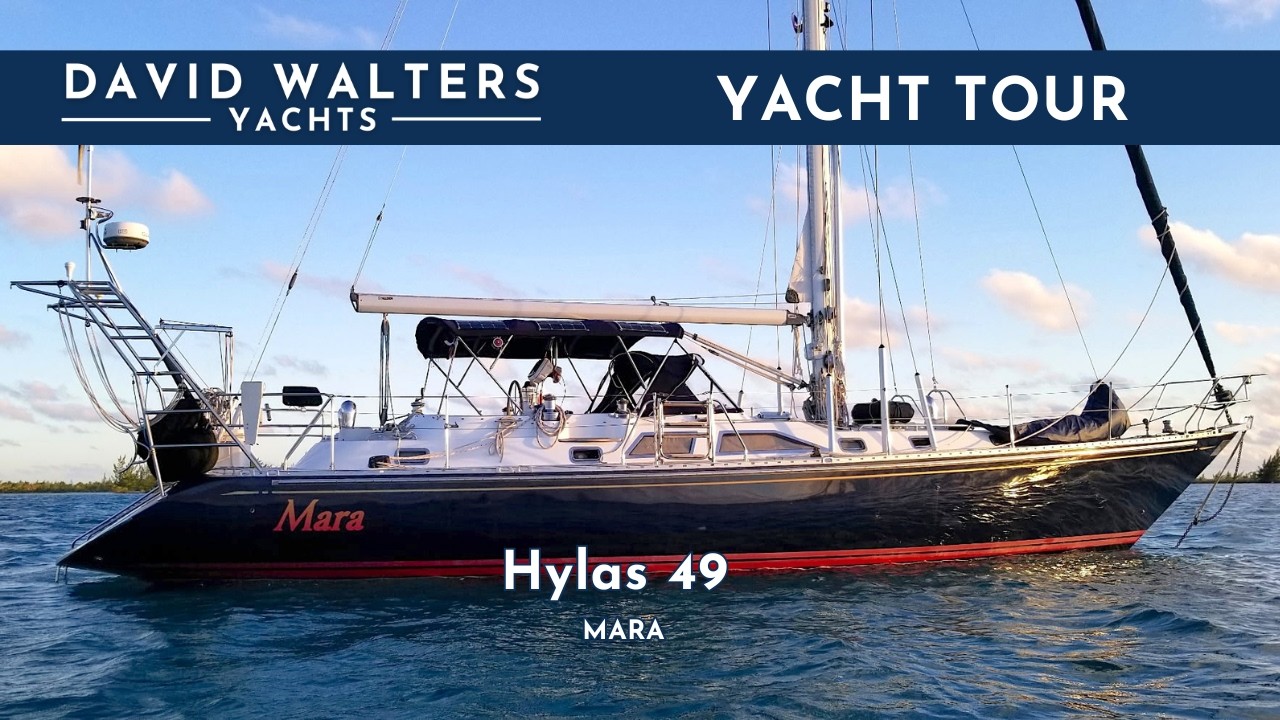 ⁣1998 Hylas 49 | MARA - Proven Bluewater Cruiser with 3 Cabins, Bow Thruster & AC