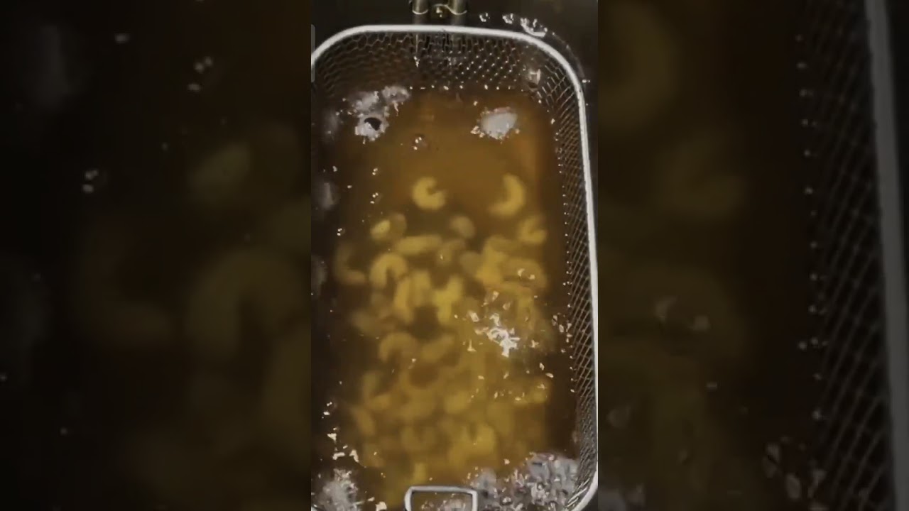 Beetle larvae for food. ( hear the popping sound)