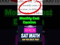 STOP overthinking the SAT Math section! 🛑🧠 #SATMath #800Score #algebra