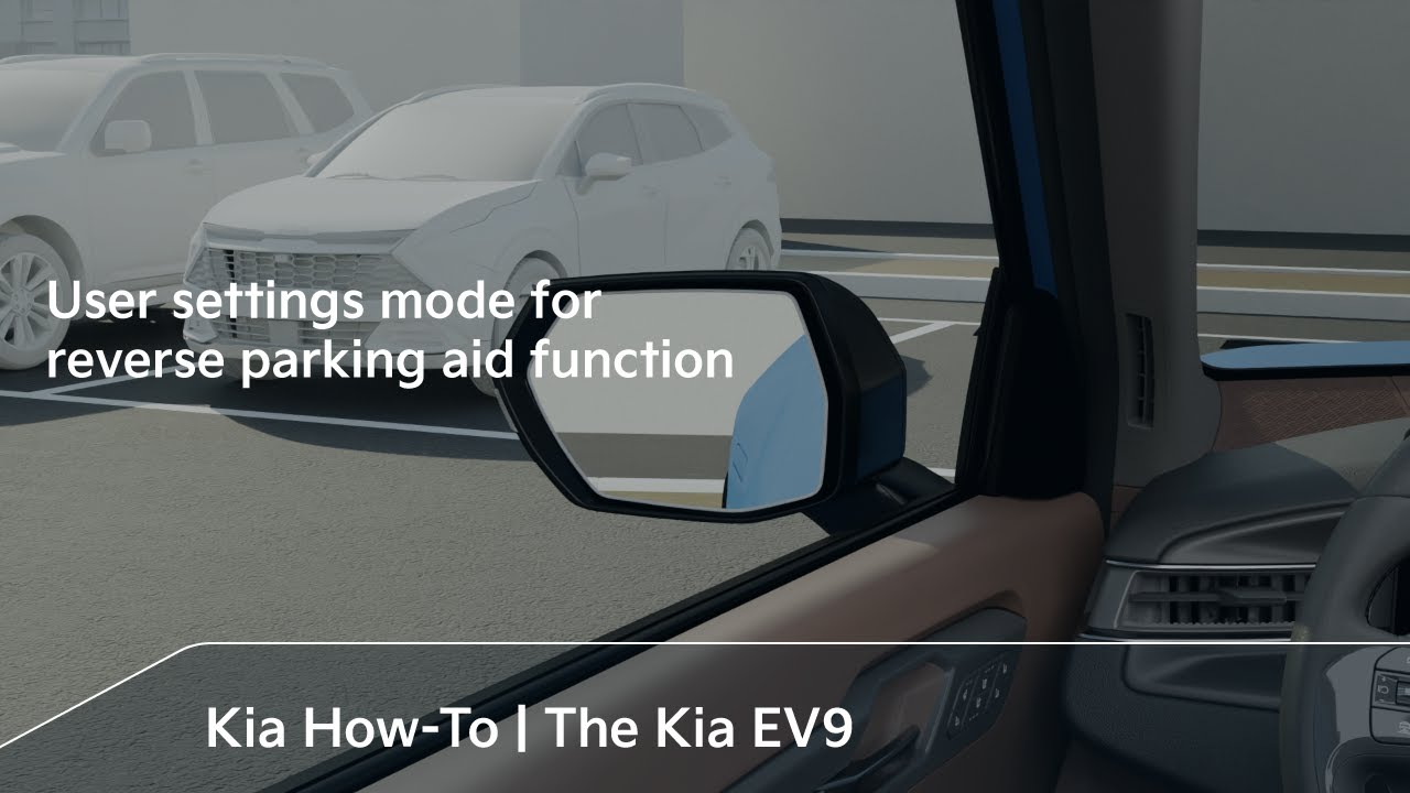 User settings mode for reverse parking aid function｜The Kia EV9
