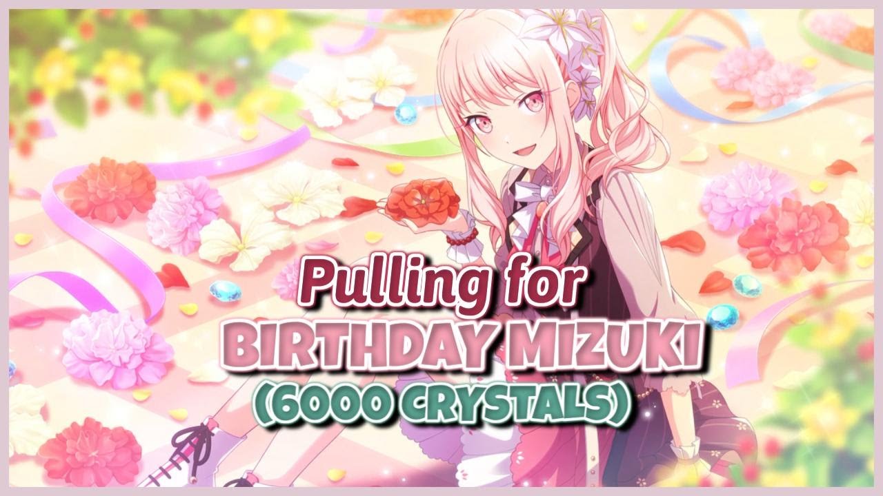 [Project Sekai] Pulling on "Birthday Mizuki" Gacha (w/ 6000 Crystals