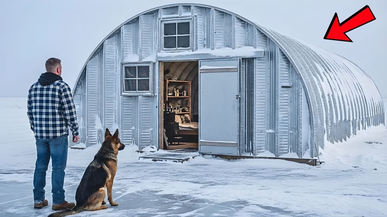 Kicked Out, the Veteran Found an $8 Quonset — What He and His Dog Built Survived -47°F