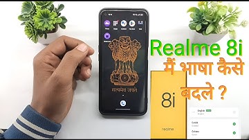How to change language in realme 8i | Realme 7i main language kaise change kare