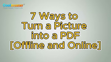 How to Turn a Picture into a PDF for Free [Offline & Online Methods]