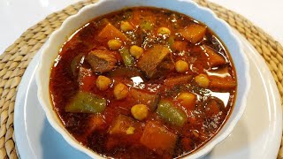 Gaziantep'in Ünlü Yemeği EKŞİLİ DOĞRAMA👌Nohutlu Sulu Patlıcan Yemeği DOĞRAMA🔝#yemektarifi #gaziantep
