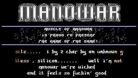 C64 Crack Intro: Manowar Intro 1991