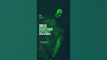 How to create a Duotone effect in seconds. Photoshop Tutorial.