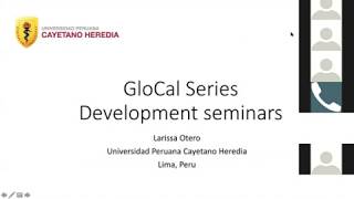 GloCal Career Development Series - 4 / 2019 -2020
