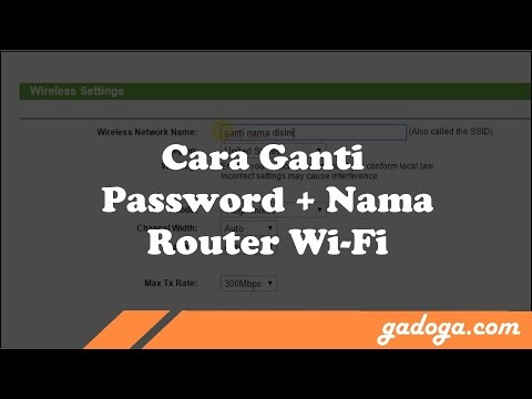 Video: Cara Mengatur Kata Sandi Pada Router