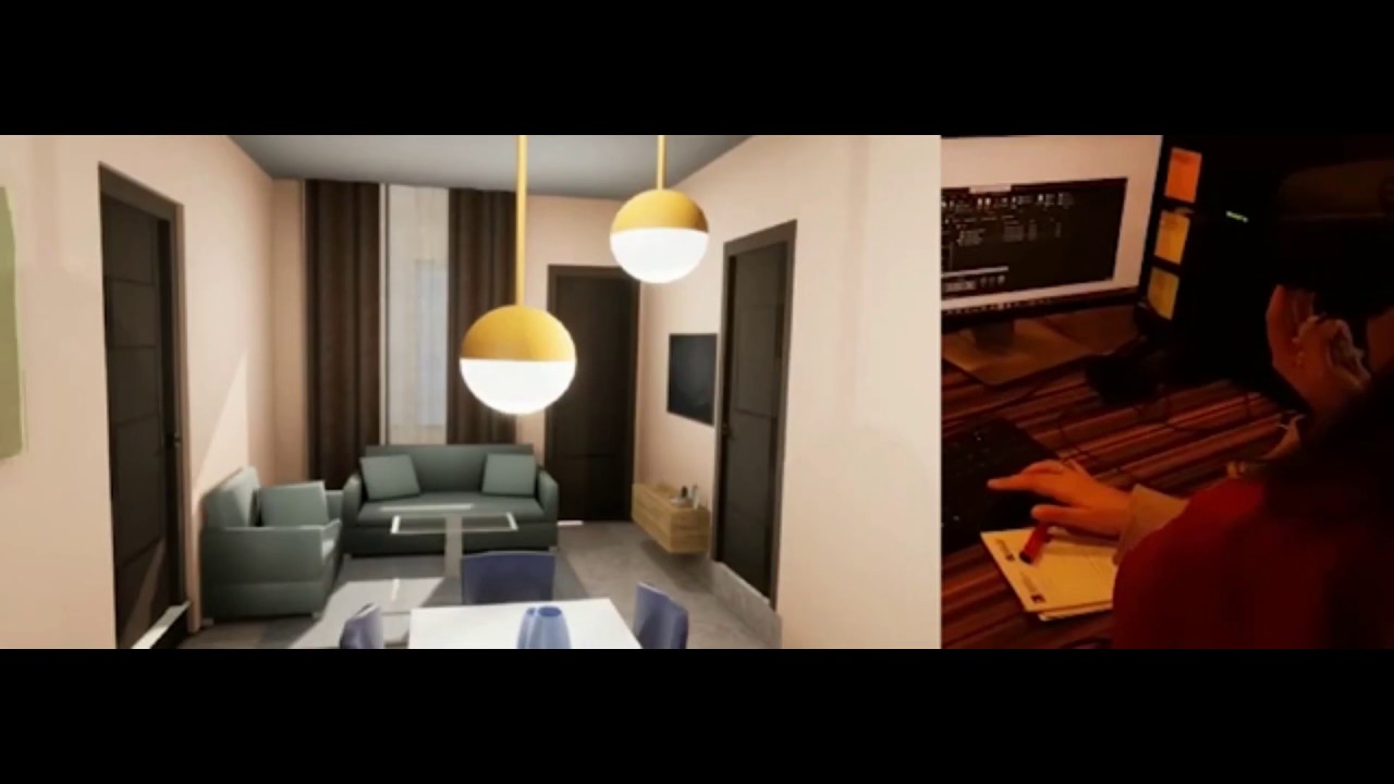 Interactive Spaces through VR Headset mimAR YouTube