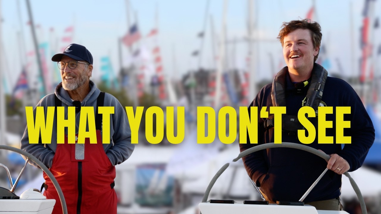 ⁣How Do You Get a Sailboat INTO the Annapolis Boat Show? (Arrival Day Vlog)