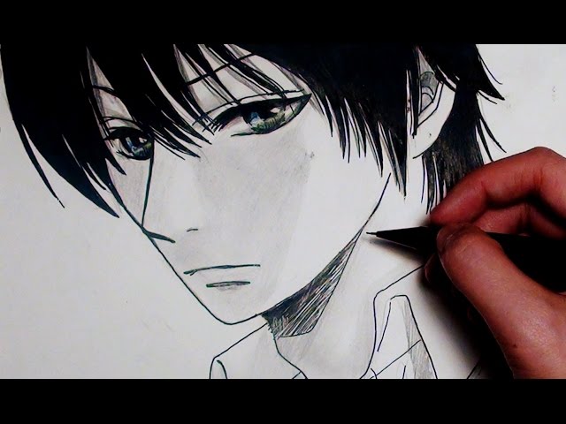 X 上的 Maryam Chan：「👩🏻‍🎨💙 #anime #drawing #sketch #art #shading #manga  #artist #kawaii #Japanese_anime #guy #boy #cute #pencil #pencilart  #Pencildrawing  / X
